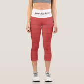 Ziegelmauer Capri Leggings (Vorderseite)