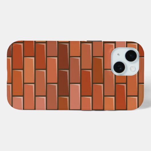 Ziegelmauer Case-Mate iPhone Hülle (Rückseite (Horizontal))