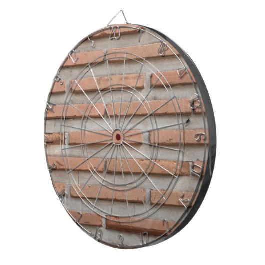 Ziegelmauer Dartscheibe (Vorderseite rechts)