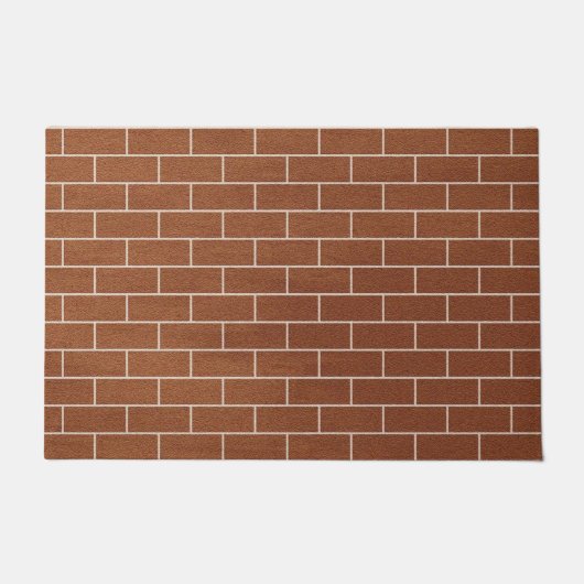 Ziegelmauer-Design-Doormat Fußmatte (Vorderseite)