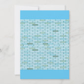 Ziegelmauer Einladung (Vorderseite)