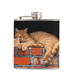 Ziegelmauer Flachmann