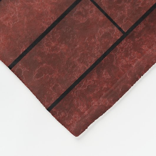 Ziegelmauer Fleecedecke (Ecke)