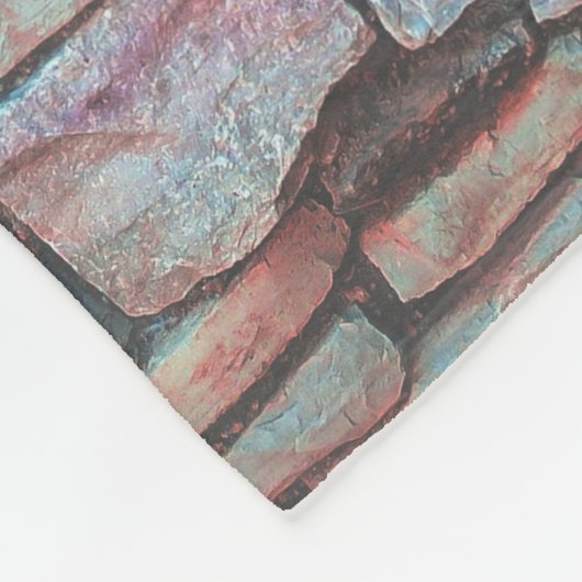 Ziegelmauer Fleecedecke (Ecke)