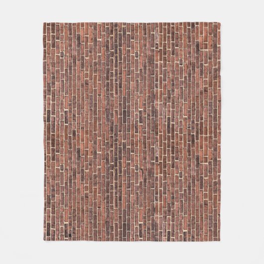 Ziegelmauer Fleecedecke (Vorderseite)