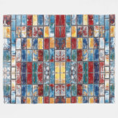 Ziegelmauer Fleecedecke (Vorderseite (Horizontal))