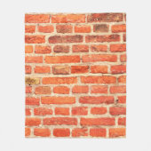 Ziegelmauer Fleecedecke (Vorderseite)