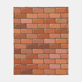 Ziegelmauer Fleecedecke (Vorderseite)