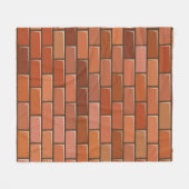 Ziegelmauer Fleecedecke (Vorderseite (Horizontal))