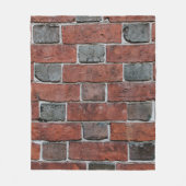 Ziegelmauer Fleecedecke (Vorderseite)