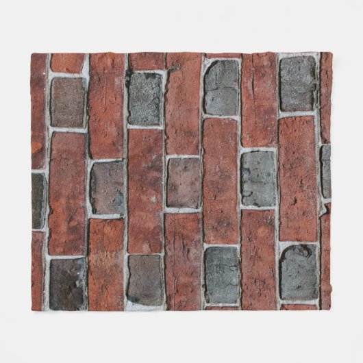 Ziegelmauer Fleecedecke (Vorderseite (Horizontal))