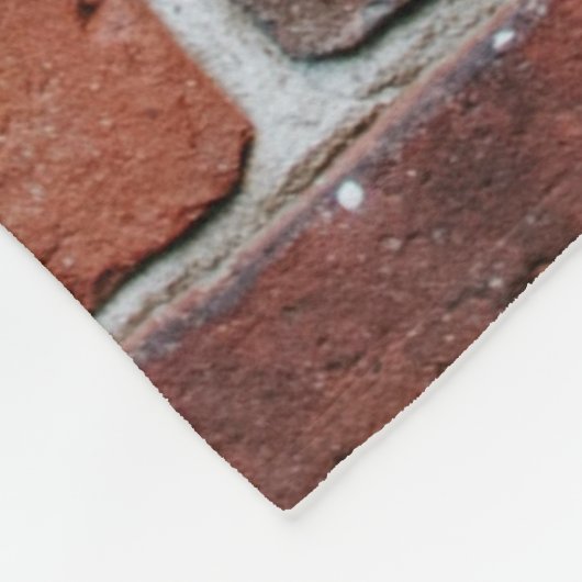 Ziegelmauer Fleecedecke (Ecke)