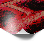 Ziegelmauer Fotodruck (Ecke)