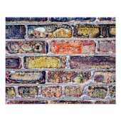 Ziegelmauer Fotodruck (Vorne)