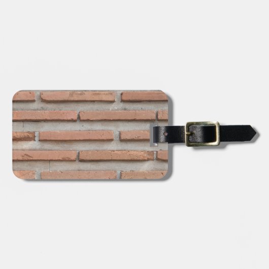 Ziegelmauer Gepäckanhänger (Vorderseite horizontal)