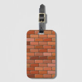 Ziegelmauer Gepäckanhänger (Vorderseite Vertikal)