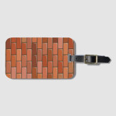 Ziegelmauer Gepäckanhänger (Vorderseite (Horizontal))