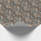 Ziegelmauer Geschenkpapier (Ecke)