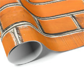 Ziegelmauer Geschenkpapier (Rolleneckpunkt)