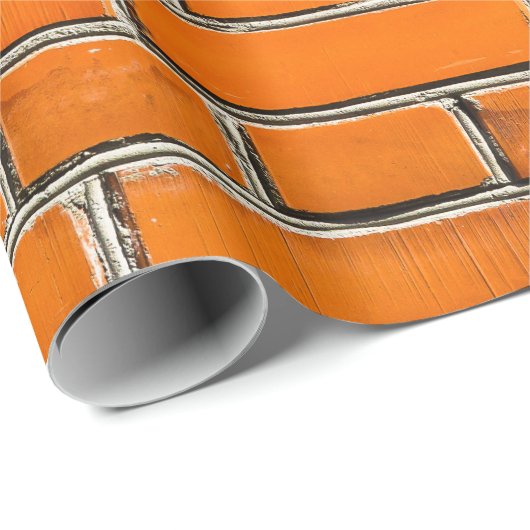 Ziegelmauer Geschenkpapier (Rolleneckpunkt)