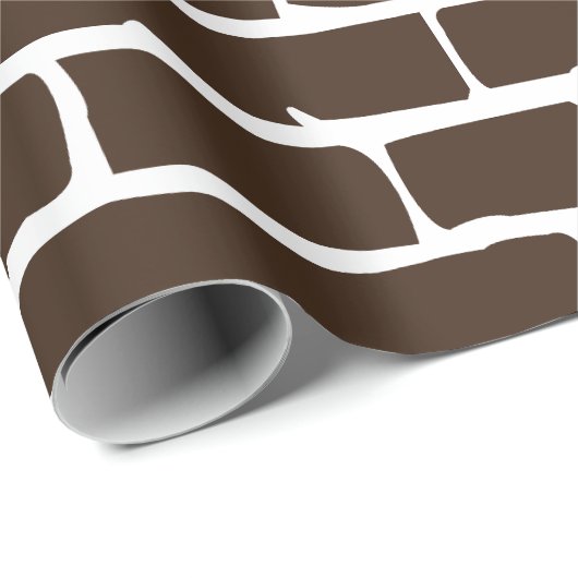Ziegelmauer Geschenkpapier (Rolleneckpunkt)