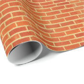 Ziegelmauer Geschenkpapier (Rolleneckpunkt)