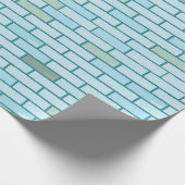 Ziegelmauer Geschenkpapier (Ecke)