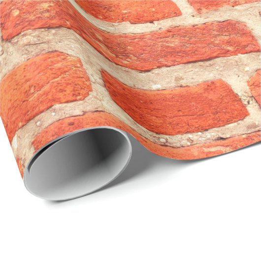 Ziegelmauer Geschenkpapier (Rolleneckpunkt)
