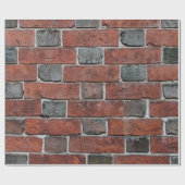 Ziegelmauer Geschenkpapier (Flach)