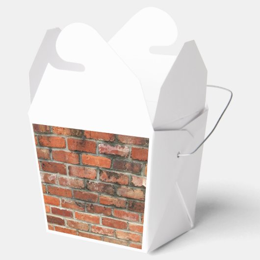 Ziegelmauer Geschenkschachtel (Geöffnet)