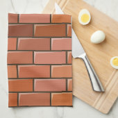 Ziegelmauer Geschirrtuch (Viertel Falte)