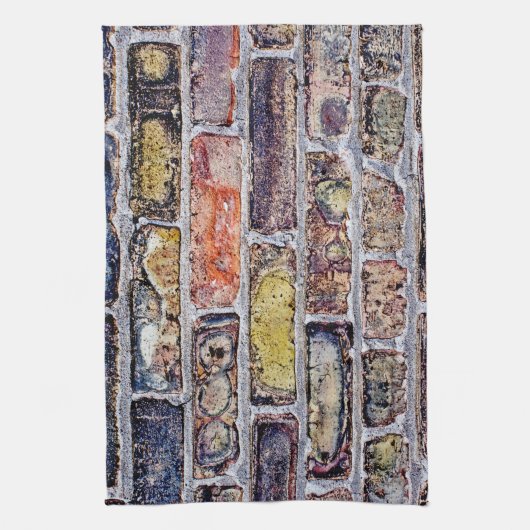 Ziegelmauer Geschirrtuch (Vertikal)