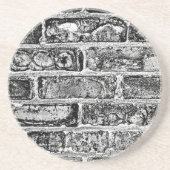 Ziegelmauer Getränkeuntersetzer (Vorne)