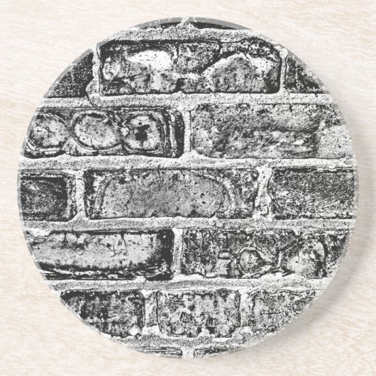 Ziegelmauer Getränkeuntersetzer (Vorne)