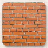 Ziegelmauer Getränkeuntersetzer (Vorderseite)