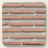 Ziegelmauer Getränkeuntersetzer (Vorderseite)