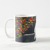 Ziegelmauer: Graffiti-Mauer Kaffeetasse (Links)
