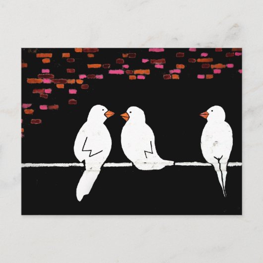 Ziegelmauer: Graffiti-Mauer Postkarte (Vorderseite)