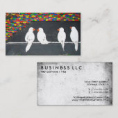 Ziegelmauer: Graffiti-Mauer Visitenkarte (Vorne/Hinten)