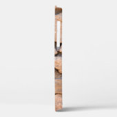 Ziegelmauer. Hintergrund aus Ziegelsteinen. B Case-Mate iPhone Hülle (Rückseite / Links)