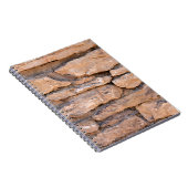 Ziegelmauer. Hintergrund aus Ziegelsteinen. B Notizblock (Rechte Seite)