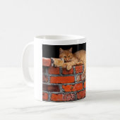 Ziegelmauer Kaffeetasse (Vorderseite Links)