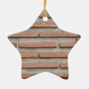 Ziegelmauer Keramikornament
