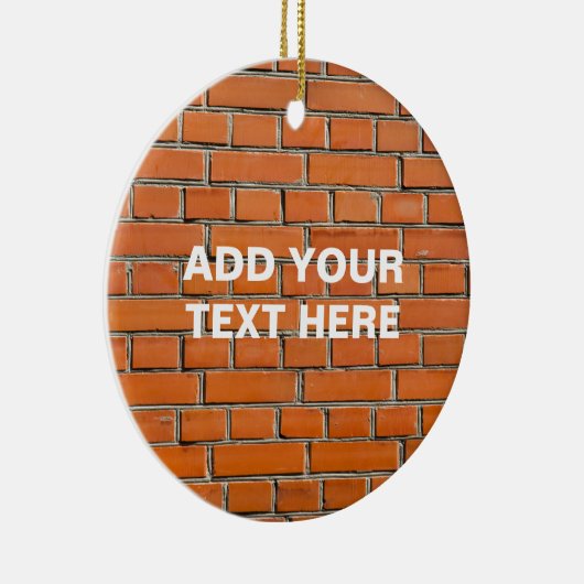 Ziegelmauer Keramikornament (Rechts)