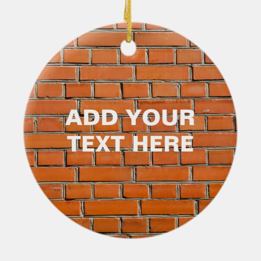 Ziegelmauer Keramikornament (Hinten)