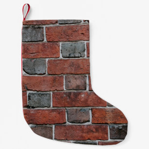 Ziegelmauer Kleiner Weihnachtsstrumpf