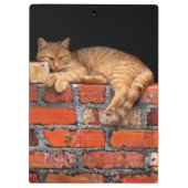 Ziegelmauer Klemmbrett (Rückseite)