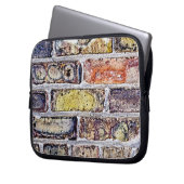 Ziegelmauer Laptopschutzhülle (Vorderseite Links)