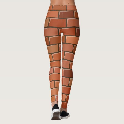 Ziegelmauer Leggings (Rückseite)