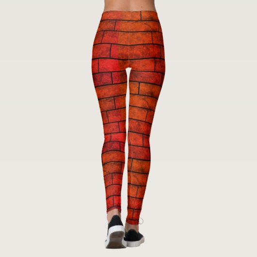 Ziegelmauer Leggings (Rückseite)